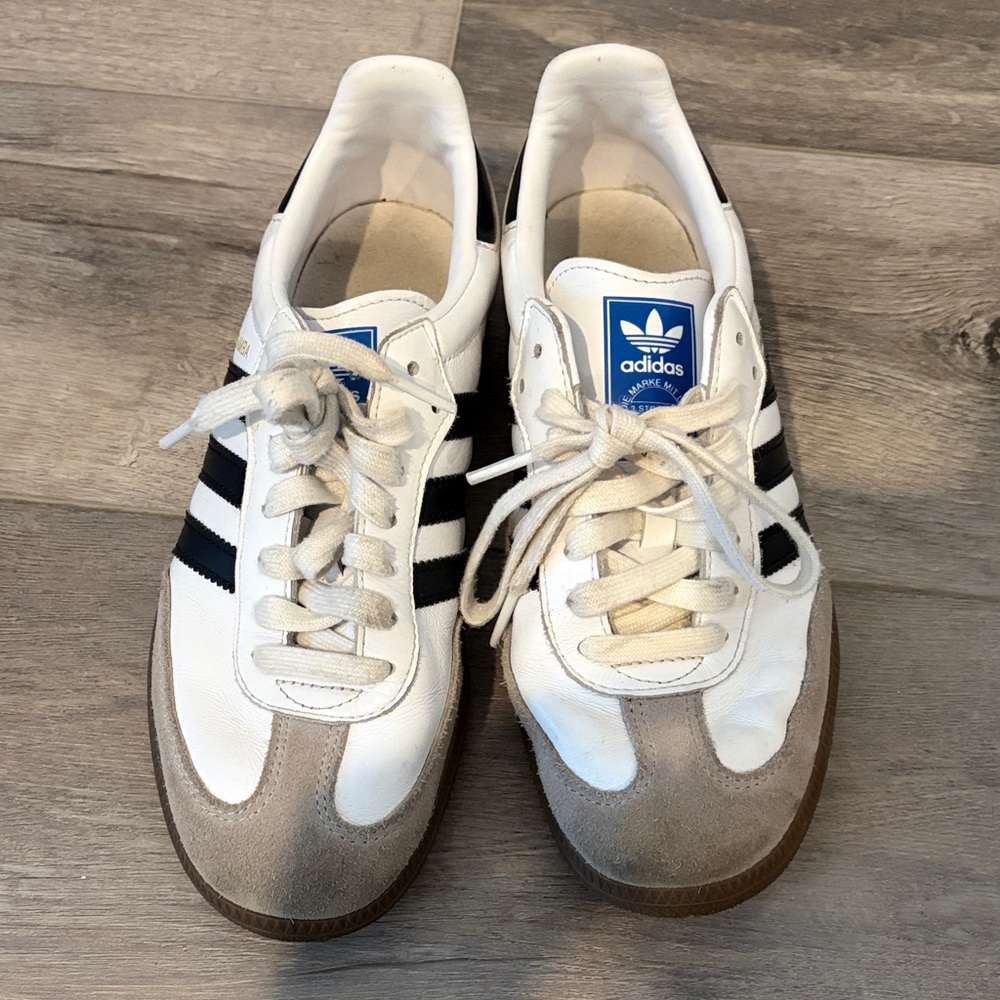 adidas White Black Blue Brown Women's Sneakers